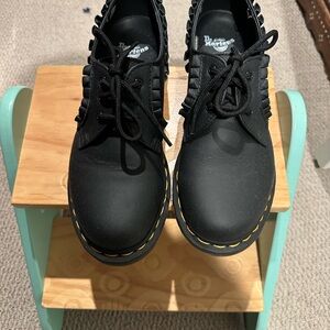 Dr. Martens Black Leather Lace-Up Shoes